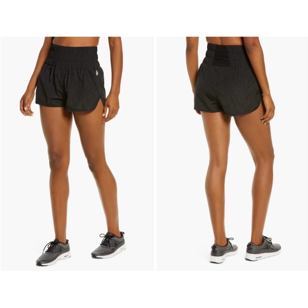 FP Movement by Free People Black The Way Home Athletic Shorts Medium